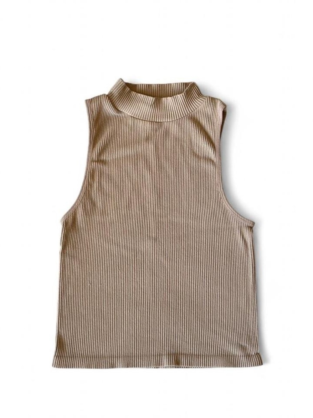 Ribbed Mock Neck Croptop